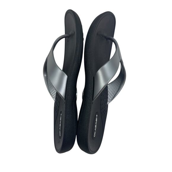 Okabashi Breeze Contoured Comfort Footbed  Flip Flop Sandals Women's M/6.5-7.5 - Picture 7 of 8